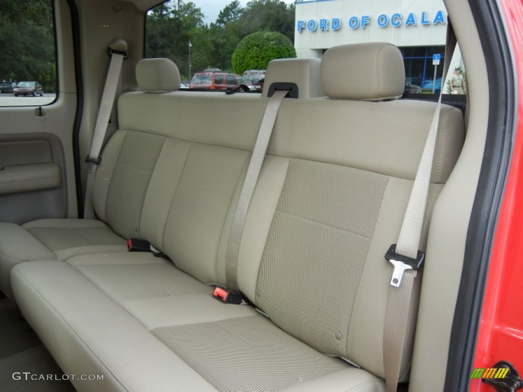 2006 F150 XLT SuperCrew - Bright Red / Tan photo #15