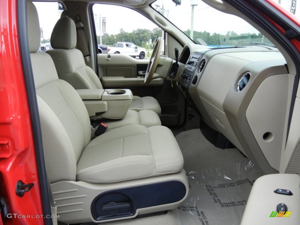 2006 F150 XLT SuperCrew - Bright Red / Tan photo #16