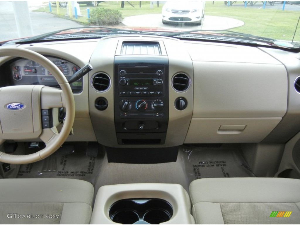 2006 F150 XLT SuperCrew - Bright Red / Tan photo #18