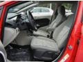Charcoal Black/Light Stone Front Seat Photo for 2013 Ford Fiesta #70967665