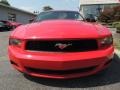 2010 Torch Red Ford Mustang V6 Coupe  photo #2