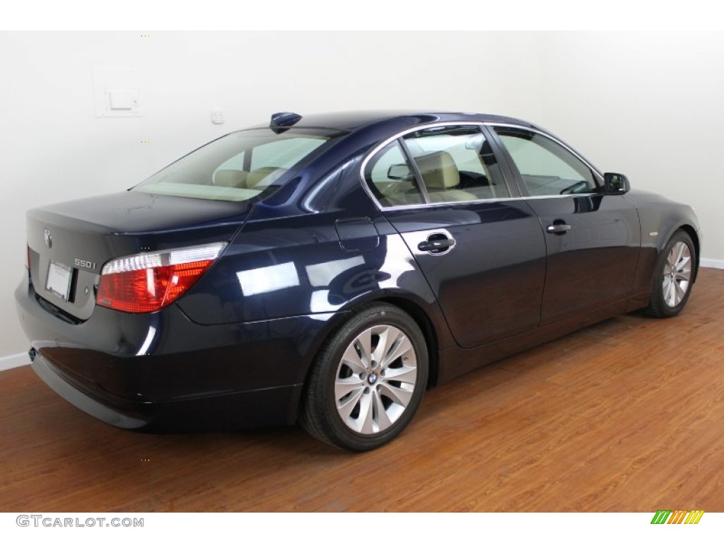 Monaco Blue Metallic 2007 BMW 5 Series 550i Sedan Exterior Photo #70969111