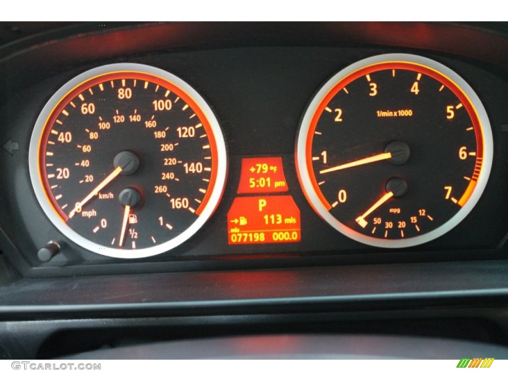 2007 BMW 5 Series 550i Sedan Gauges Photos