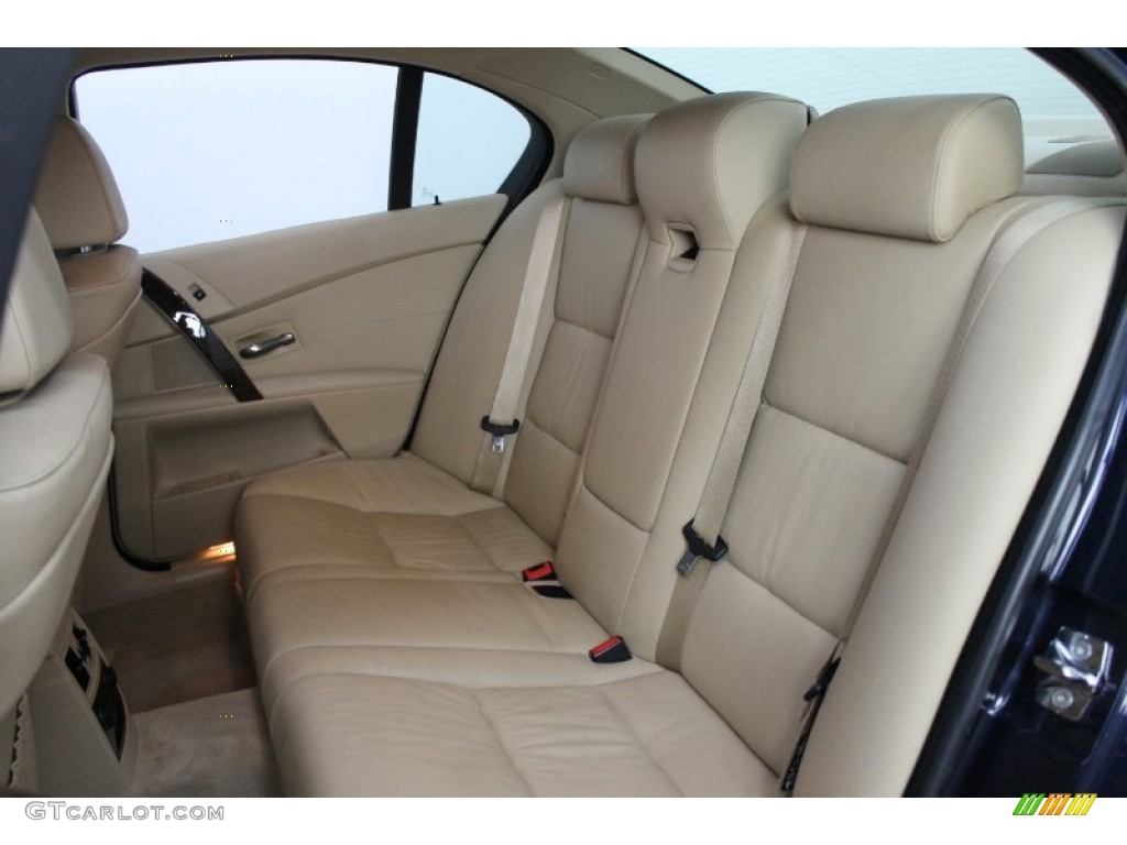 Beige Interior 2007 BMW 5 Series 550i Sedan Photo #70969231