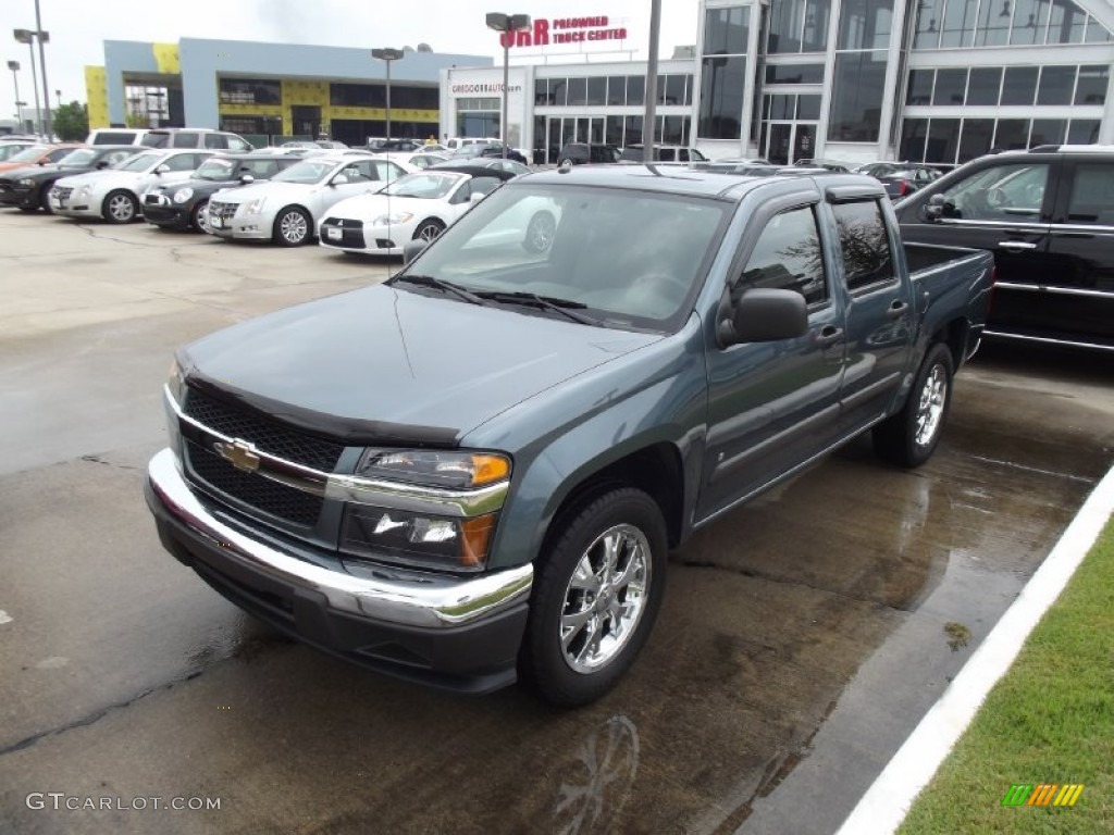 2006 Colorado LT Crew Cab - Blue Granite Metallic / Very Dark Pewter photo #1