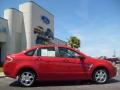 2008 Vermillion Red Ford Focus SES Sedan  photo #2