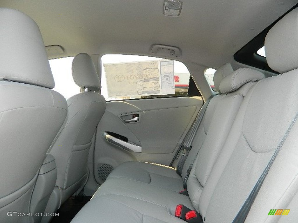2012 Prius 3rd Gen Three Hybrid - Classic Silver Metallic / Misty Gray photo #12
