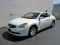 2008 Winter Frost Pearl Nissan Altima 2.5 S Coupe  photo #1