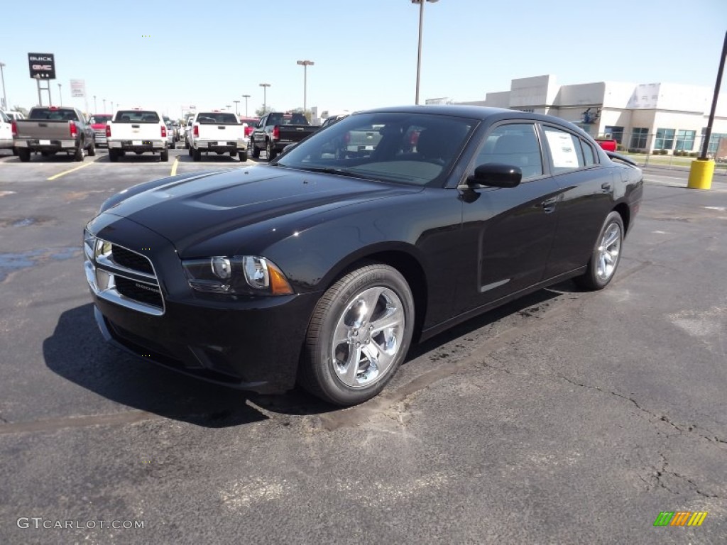 2013 Charger SE - Pitch Black / Black photo #1