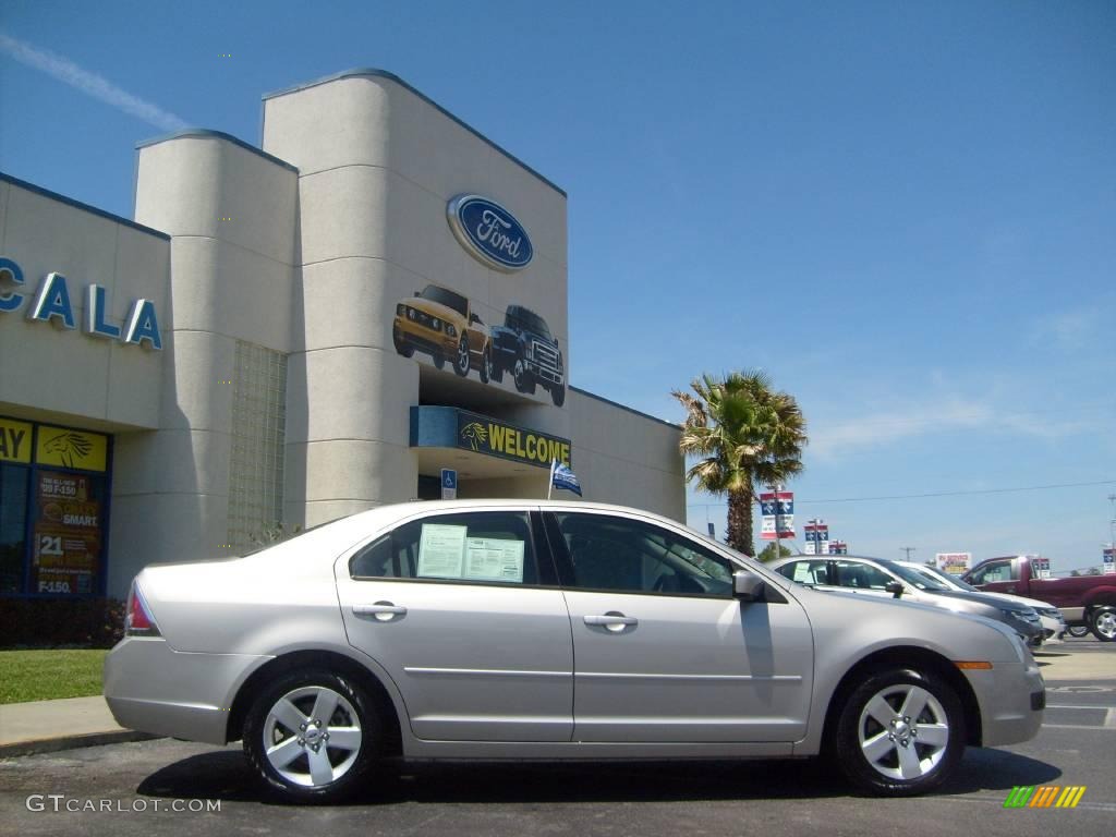 2008 Fusion SE - Silver Birch Metallic / Charcoal Black photo #2