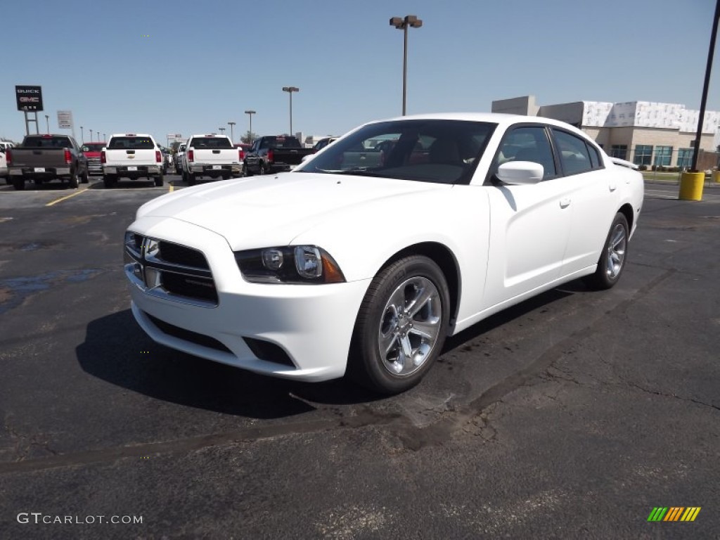 Bright White Dodge Charger