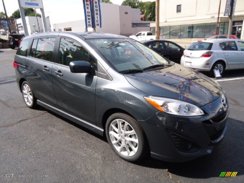 Metropolitan Gray Metallic 2012 Mazda MAZDA5 Touring Exterior Photo #70975687