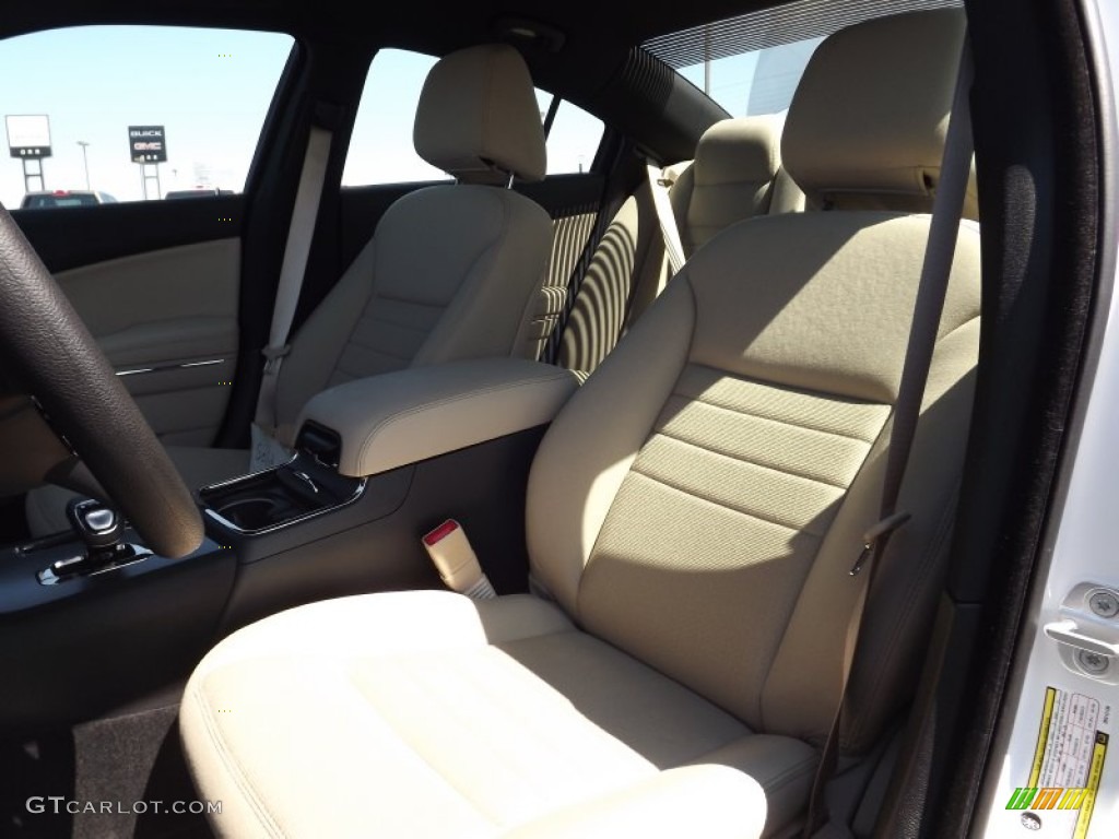 2013 Charger SE - Bright White / Black/Light Frost Beige photo #13