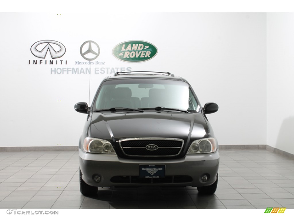 2004 Sedona EX - Midnight Black / Gray photo #3