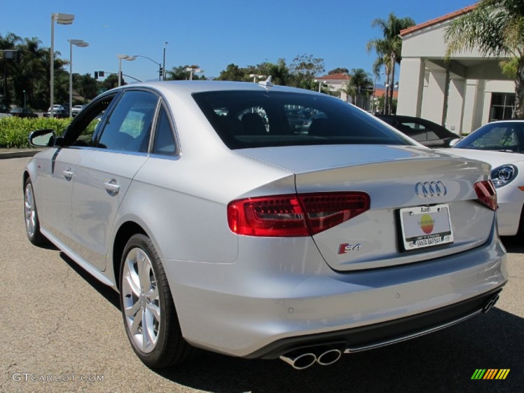 2013 S4 3.0T quattro Sedan - Ice Silver Metallic / Black/Lunar Silver photo #3