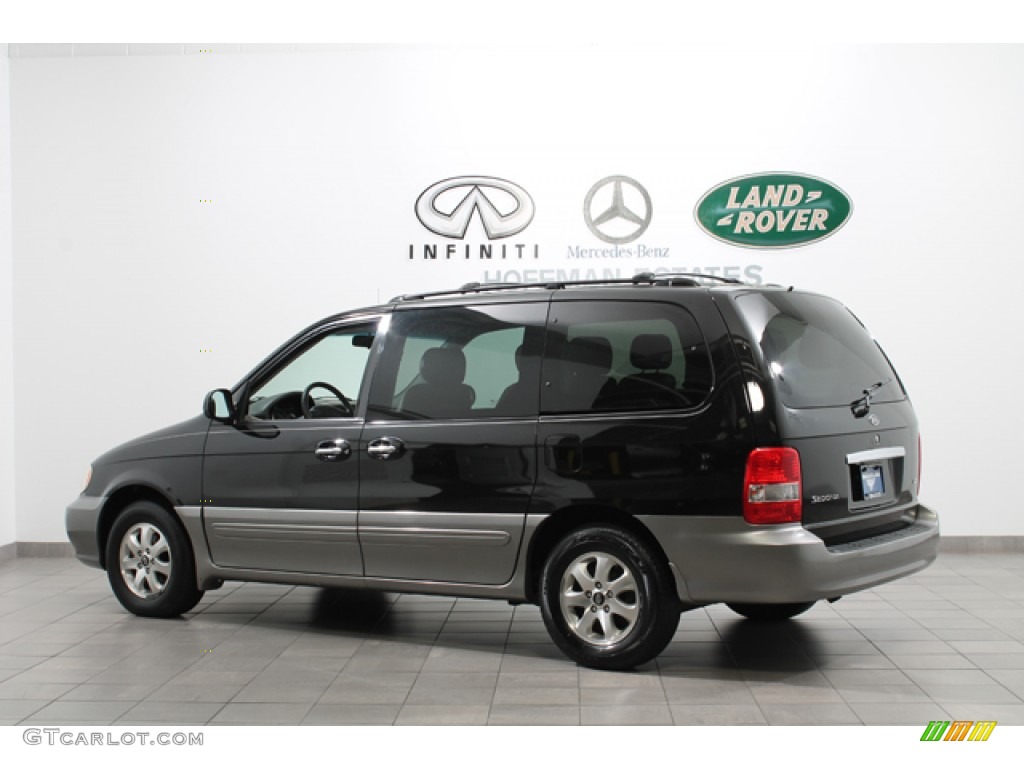 2004 Sedona EX - Midnight Black / Gray photo #5