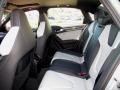 2013 Audi S4 Black/Lunar Silver Interior Rear Seat Photo