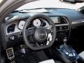 2013 Audi S4 Black/Lunar Silver Interior Dashboard Photo