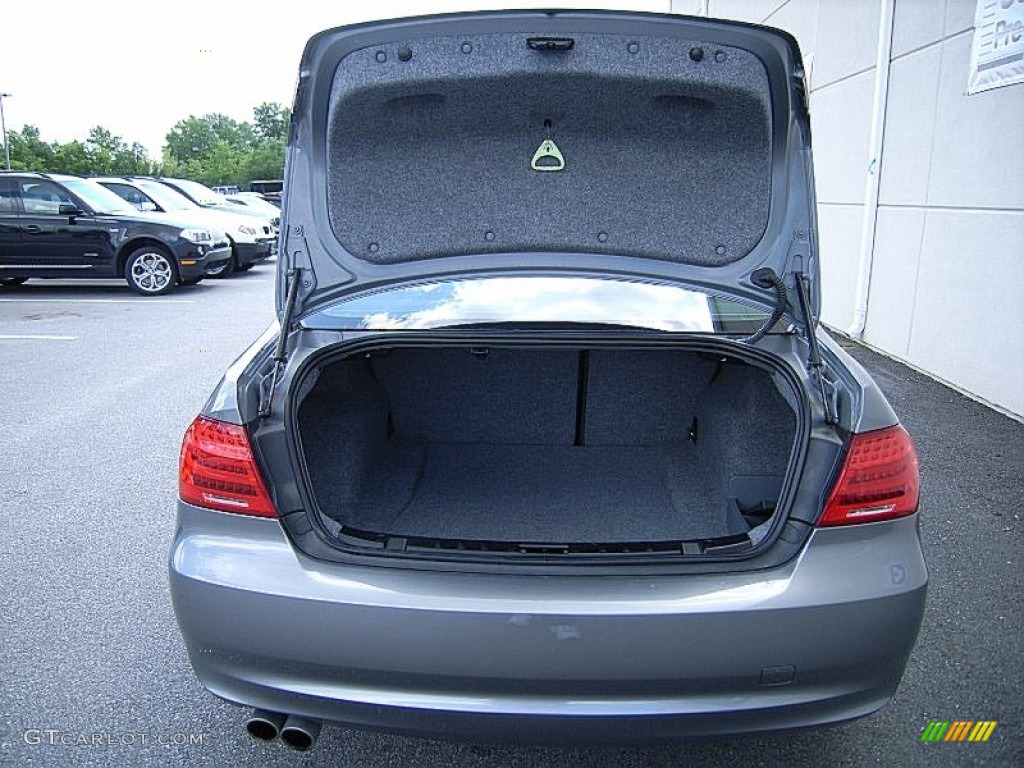 2011 3 Series 328i Coupe - Space Gray Metallic / Black photo #7