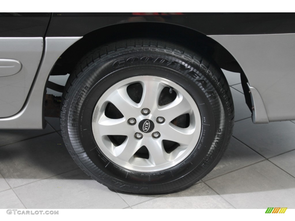 2004 Sedona EX - Midnight Black / Gray photo #25