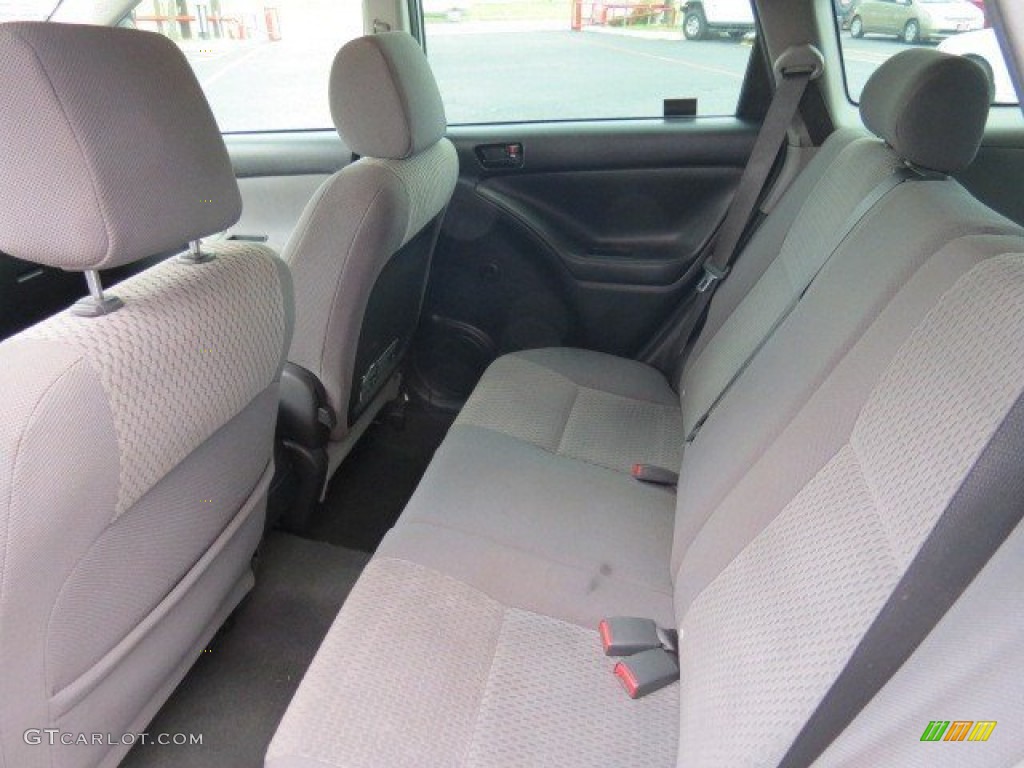 2007 Toyota Matrix Standard Matrix Model Rear Seat Photos
