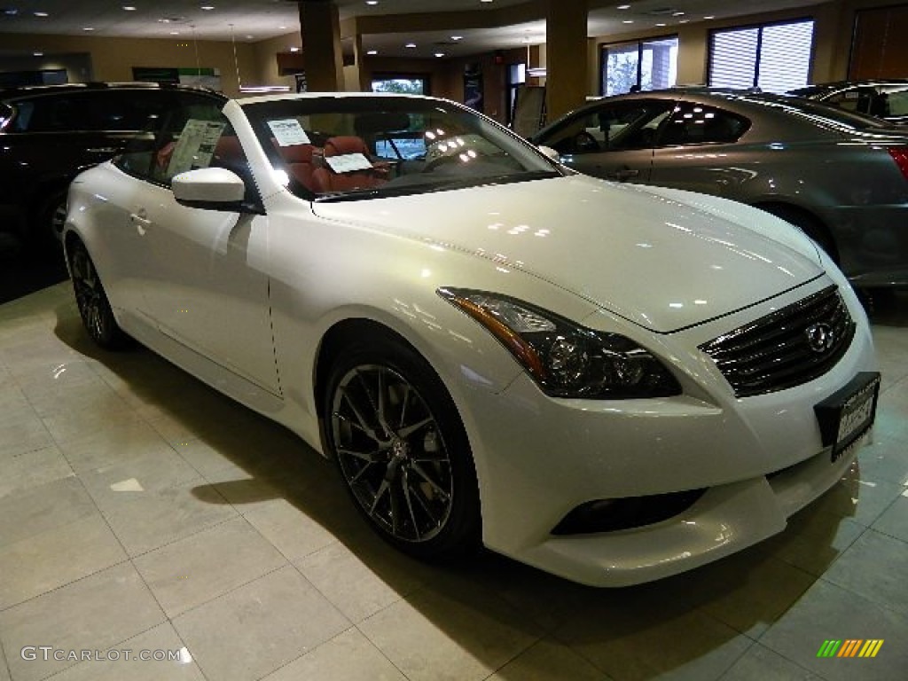 Moonlight White 2013 Infiniti G IPL G Convertible Exterior Photo #70977727