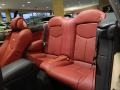 2013 Infiniti G IPL Monaco Red/Silk Obi Aluminum Interior Rear Seat Photo