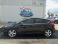 2013 Tuxedo Black Ford Focus Titanium Hatchback  photo #2