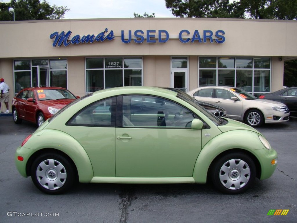 2003 New Beetle GL Coupe - Cyber Green Metallic / Cream photo #1