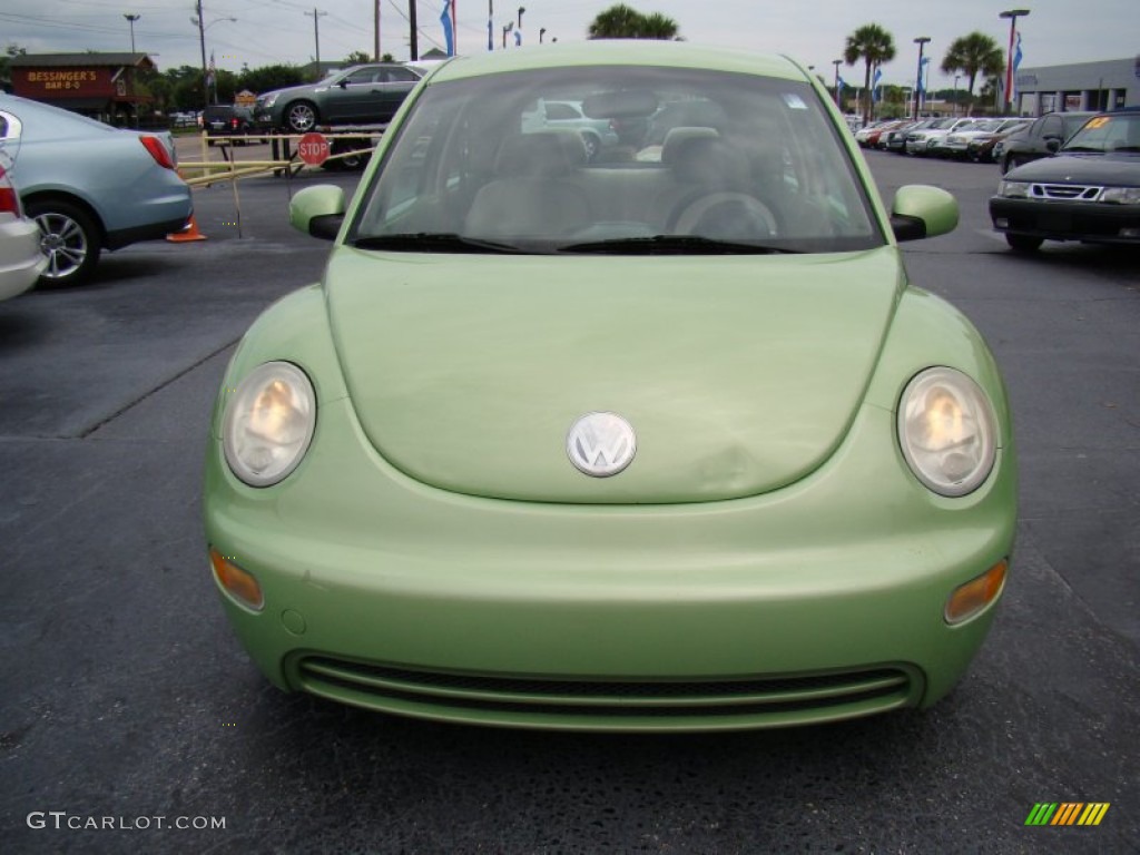 2003 New Beetle GL Coupe - Cyber Green Metallic / Cream photo #3