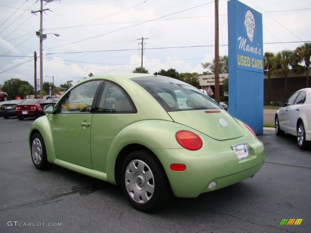 2003 New Beetle GL Coupe - Cyber Green Metallic / Cream photo #6
