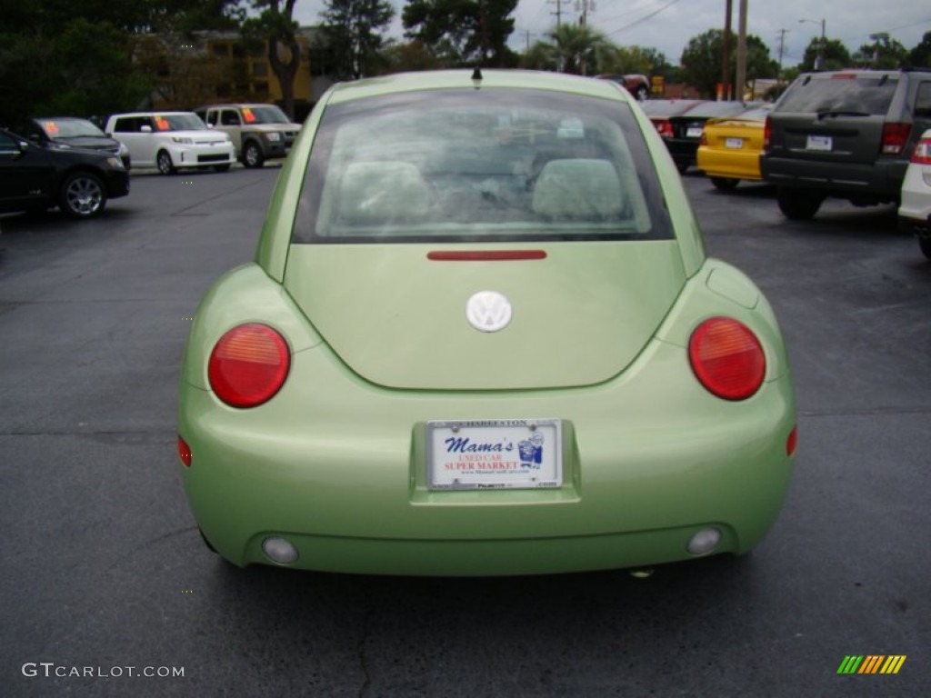 2003 New Beetle GL Coupe - Cyber Green Metallic / Cream photo #7