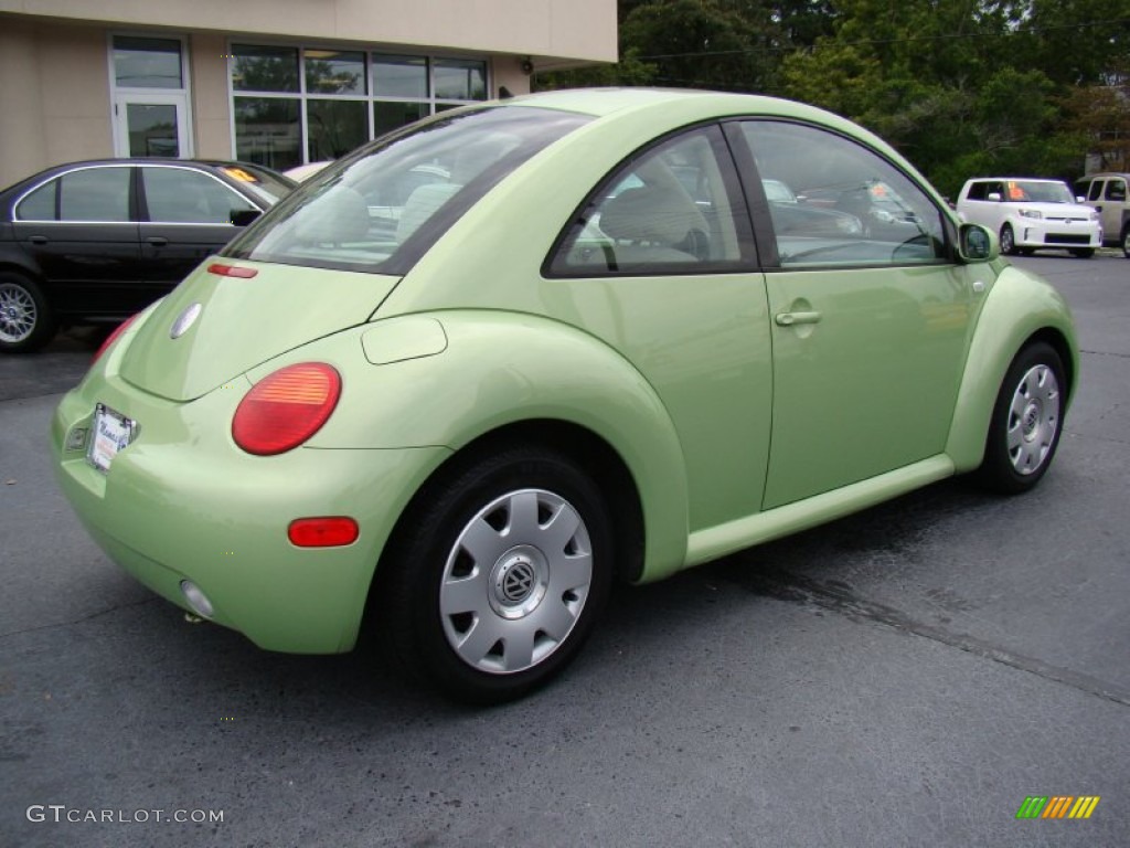 2003 New Beetle GL Coupe - Cyber Green Metallic / Cream photo #8