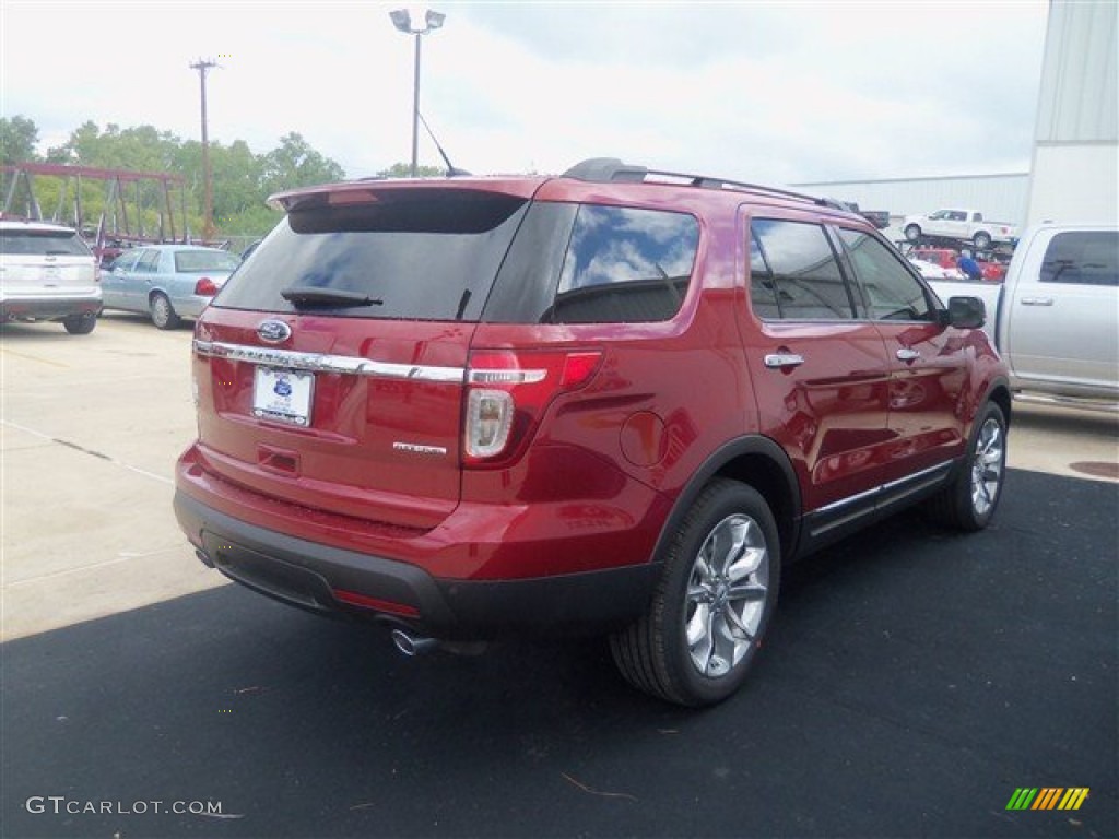 2013 Explorer XLT - Ruby Red Metallic / Medium Light Stone photo #5