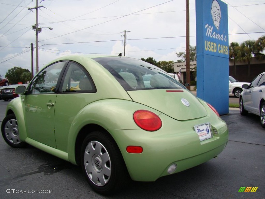 2003 New Beetle GL Coupe - Cyber Green Metallic / Cream photo #26