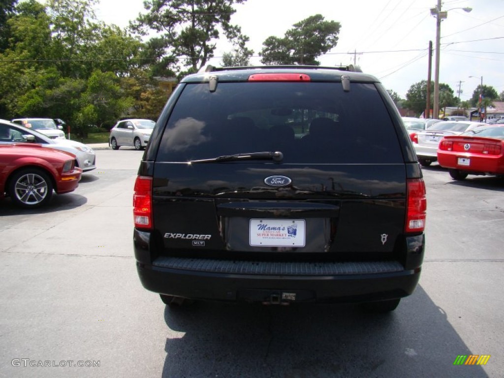 2004 Explorer XLT 4x4 - Black / Midnight Grey photo #7