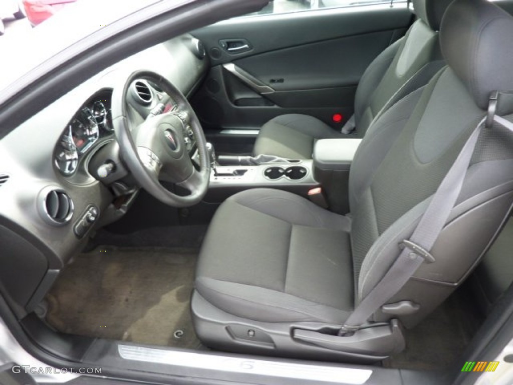 Ebony Interior 2009 Pontiac G6 GT Convertible Photo #70978834