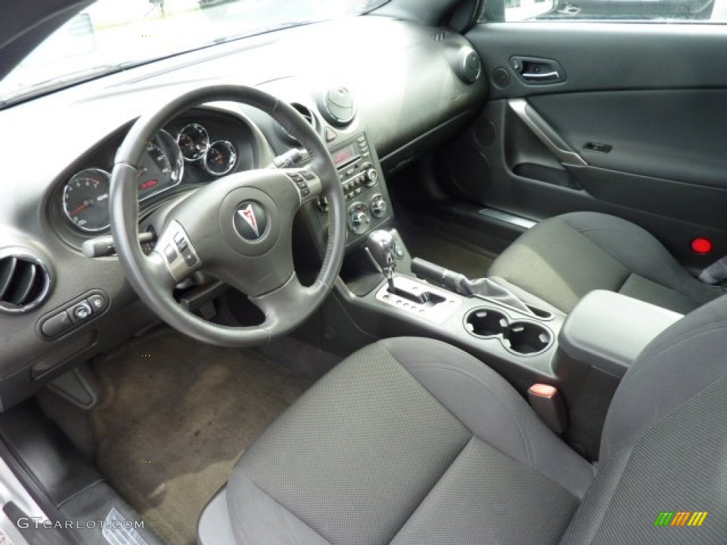 Ebony Interior 2009 Pontiac G6 GT Convertible Photo #70978840
