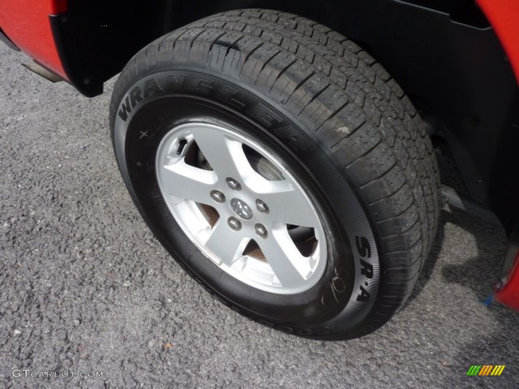 2011 Ram 1500 SLT Crew Cab 4x4 - Flame Red / Dark Slate Gray/Medium Graystone photo #9