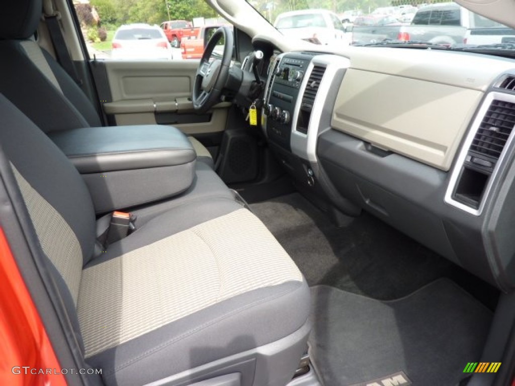 2011 Ram 1500 SLT Crew Cab 4x4 - Flame Red / Dark Slate Gray/Medium Graystone photo #10