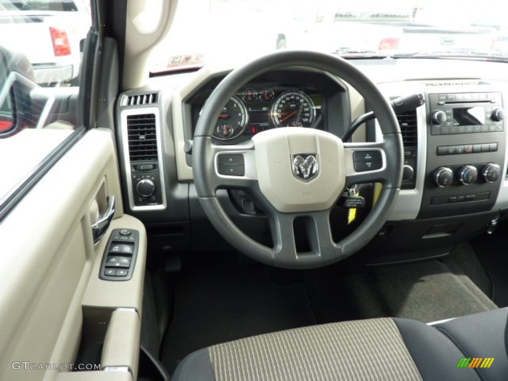 2011 Ram 1500 SLT Crew Cab 4x4 - Flame Red / Dark Slate Gray/Medium Graystone photo #15