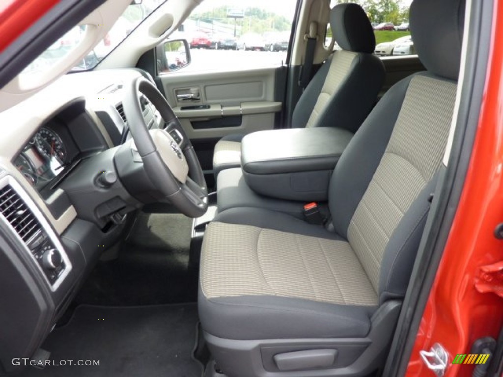 2011 Ram 1500 SLT Crew Cab 4x4 - Flame Red / Dark Slate Gray/Medium Graystone photo #16