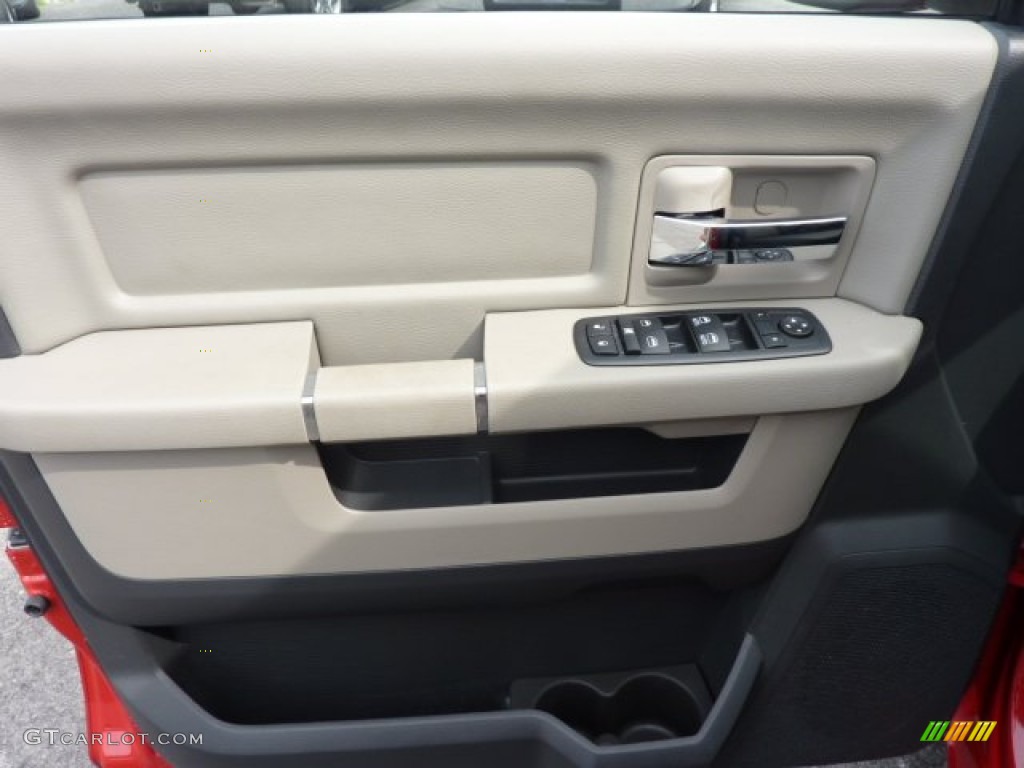 2011 Ram 1500 SLT Crew Cab 4x4 - Flame Red / Dark Slate Gray/Medium Graystone photo #18
