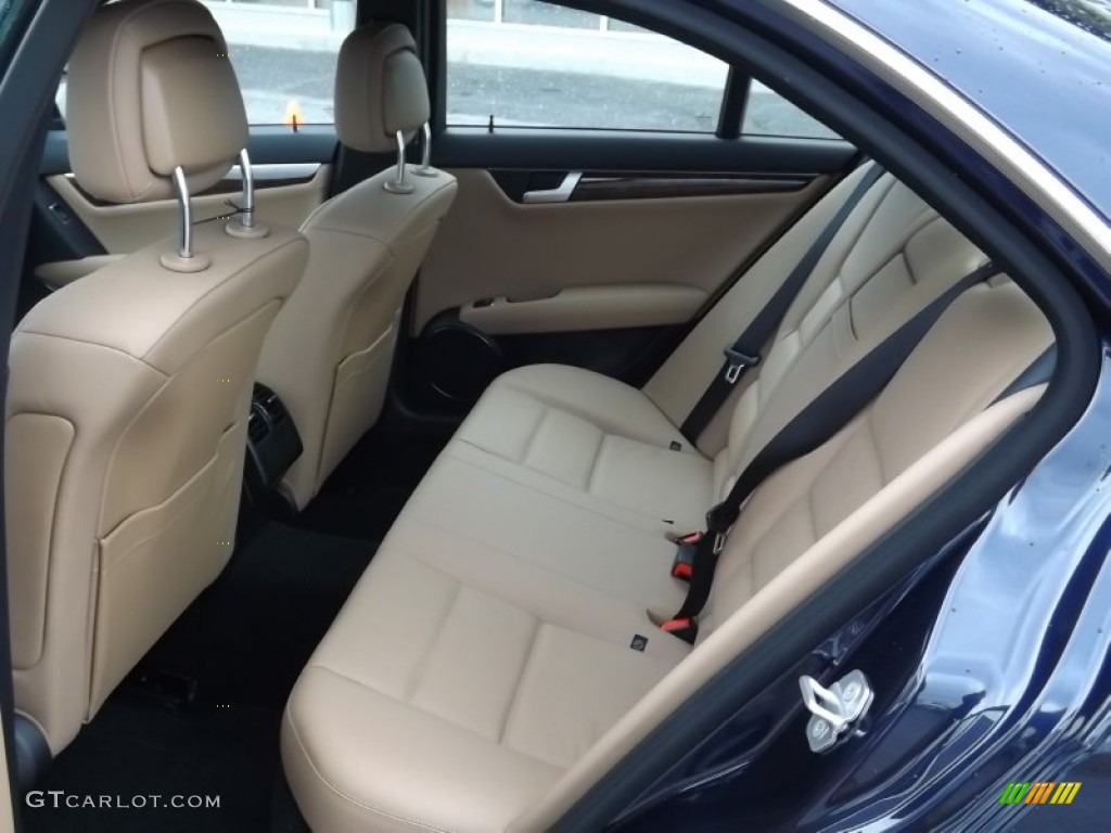 2013 Mercedes-Benz C 300 4Matic Sport Rear Seat Photo #70979722