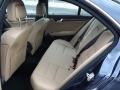 2013 Mercedes-Benz C Cappuccino/Black Interior Rear Seat Photo