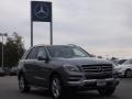 2013 Palladium Silver Metallic Mercedes-Benz ML 350 4Matic  photo #3