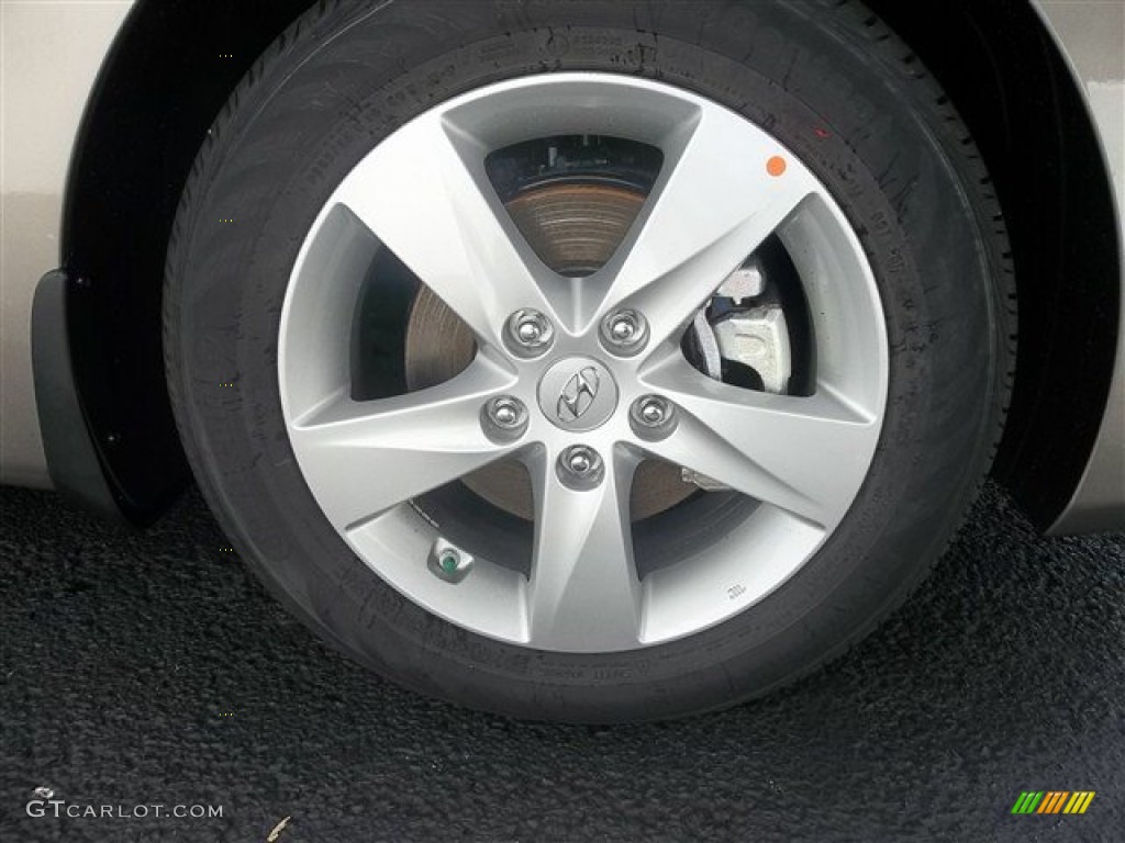 2013 Elantra GLS - Desert Bronze / Beige photo #6