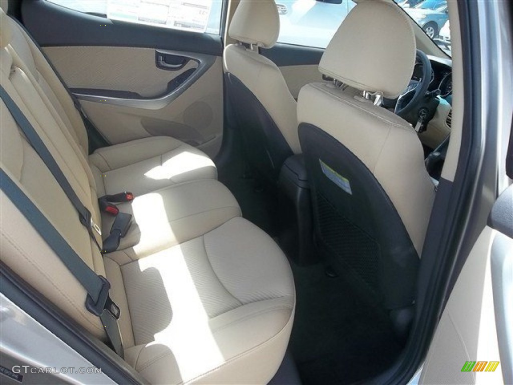 2013 Elantra GLS - Desert Bronze / Beige photo #8