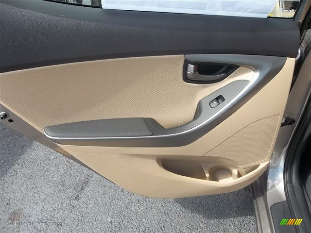2013 Elantra GLS - Desert Bronze / Beige photo #10
