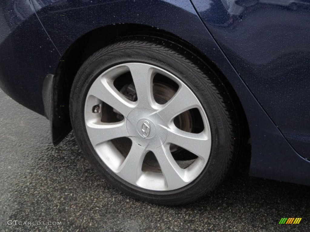 2012 Elantra Limited - Indigo Night Blue / Gray photo #3